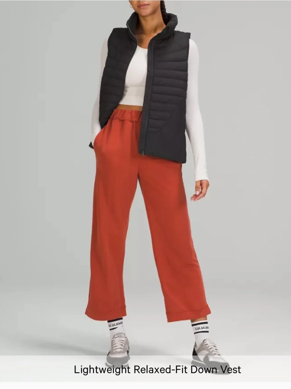 Lululemon Lightweight Relaxed-Fit Down Vest Black